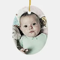 Personalize this 2 Sided Cute Baby Ornament