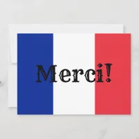 French Flag Thank You