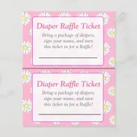 Pink Daisies Themed baby shower games Flyer