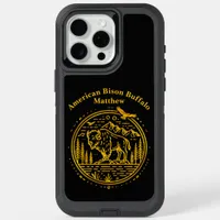 Bison Stands Majestically in a Natural Landscape iPhone 15 Pro Max Case