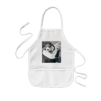 Motorcycle Hog Dog Born To Ride Russell Terrier Kids' Apron