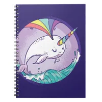 Rainbow Narwhal Notebook