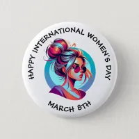 Happy ... | March 8th Button