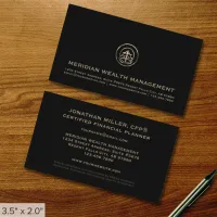 Sleek Financial Business Card