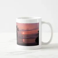 Romantic Hawaiian Sunset Ocean Beach Coffee Mug