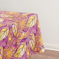 Magenta Gold Christmas Merry Pattern#21 ID1009 Tablecloth