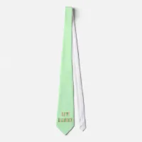 Halloween Festival Text Neck Tie