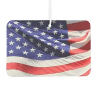 American Flag in the Wind Waving Banner Air Freshener