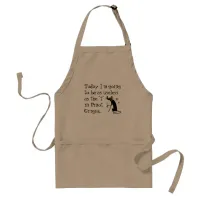 Useless as the T in Pinot Grigio Funny Wine Adult Apron