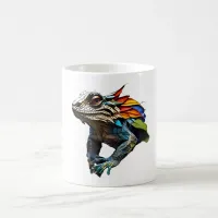 Lizard Mosaic Cup Stained Glass Design