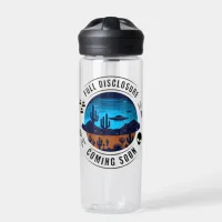 Full Disclosure Coming Soon | UFO in the Desert Water Bottle