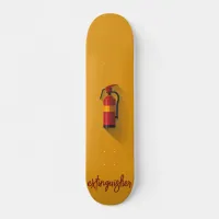 Fire Extinguisher Skateboard