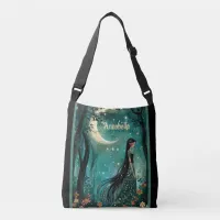 Maiden in the Moonlight Crossbody Tote Bag