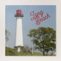 Guiding Lights: Long Beach Lighthouse Serenity Jigsaw Puzzle