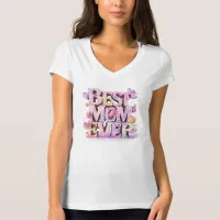 *~* Whimsical Mother Day Hearts Flowers 3-d AP72 T-Shirt