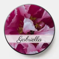 Pink Peony Flower PopSocket