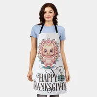 Cute Thanksgiving Turkey Apron