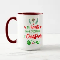 All Hearts Come Together At Christmas Holiday, ZSG Mug