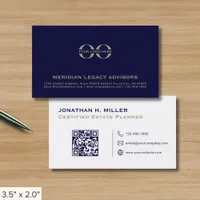 QR Code Company Logo Business Card