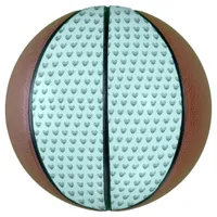 Charming heart pattern in mint green  basketball