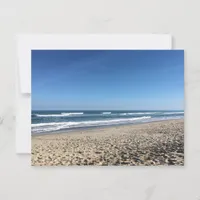 Beach Sand Surf Ocean Postcard