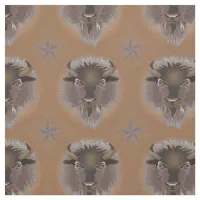 Rustic Western Plains Bison Fabric