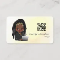 Boss Lady QR Code Business Card