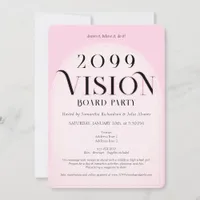 Vision Board Party Sorority Women Networking Event Invitation