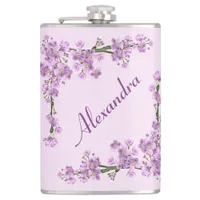 Pretty Pink Cherry Blossoms Flask