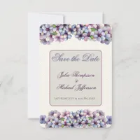 Romantic and Poetic Pastel Lilac Watercolor Invitation