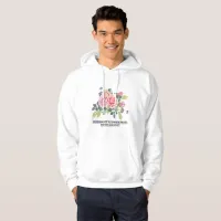 Custom Personalize Photo Artwork Quote Light Hoodie