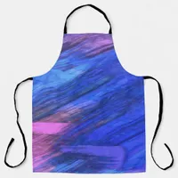 Modern Abstract Art brushstrokes Apron