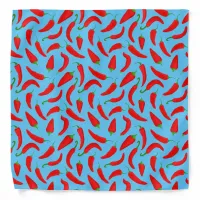 Spicy Food Chef Red Chili Pattern Bandana