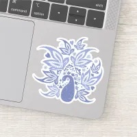 Peacock Boho Style Sticker