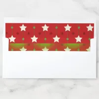 Merry Christmas Stars Pattern Envelope Liner