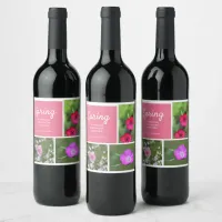 Spring - It's amazing when we're together! Wine Label