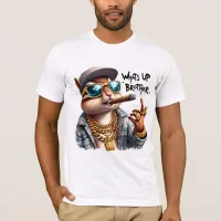 what's up brother Squirrel Smoking Cigar T-Shirt