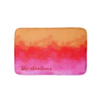 Watercolor Effects Fruit Salad ID134 Bathroom Mat