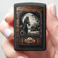 Moonlight Farm Horse Zippo Lighter