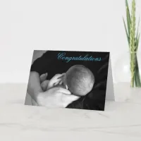 Congratulations on your Baby Boy Card