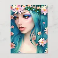 Ethereal Art | Beautiful Fairy | Thinking of You Postcard