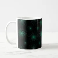 Green Starburst Coffee Mug