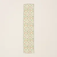 William Morris Daisy Flower Vintage Floral Elegant Scarf