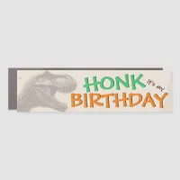 HONK it's my BIRTHDAY T-rex Dinosaur Car Magnet