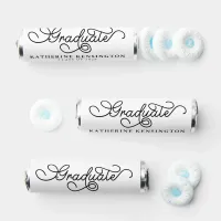 Pretty Graduation Script Typography Breath Savers&#174; Mints