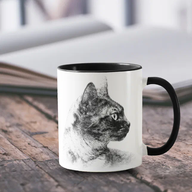 Stella the Grey Cat Mug