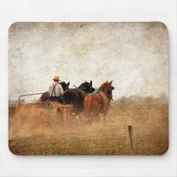 Horse Powered Field Work Mouse Pad