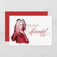 You Can't Handel This Classical Pun Valentine Invitation