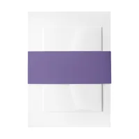 Ultra Violet Invitation Belly Band