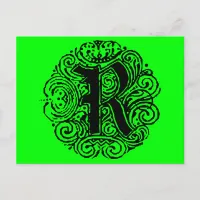 Monarchia "R" Postcard